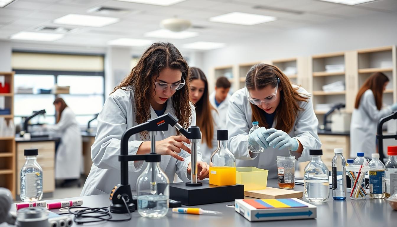 Student preparing for exams with study materials